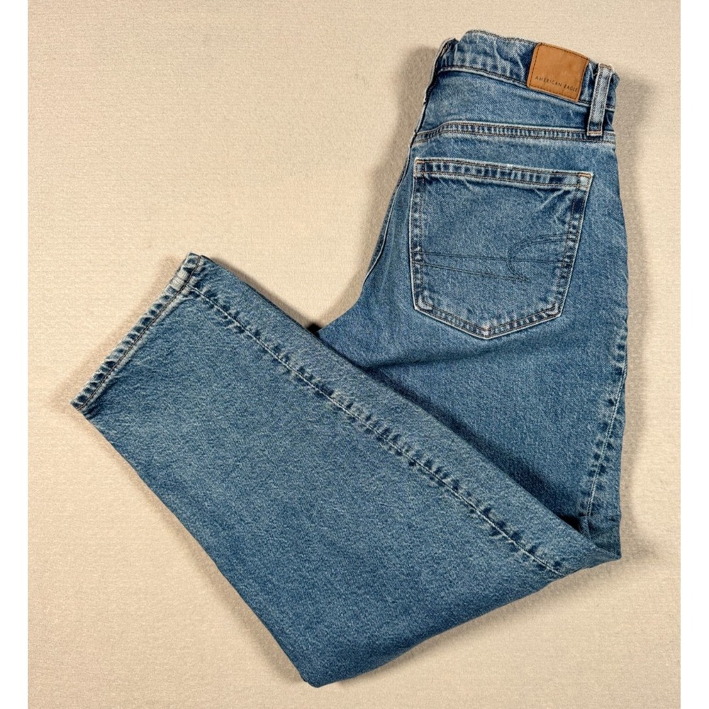 American Eagle Women's Stretch Jeans - Medium Wash - Size 0 - 5 Pocket Design